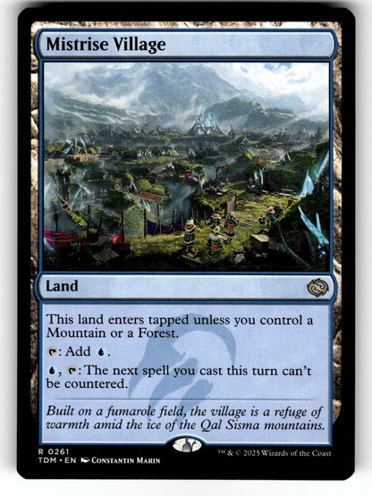 Mistrise Village – 261 TDM: Tarkir: Dragonstorm R NM