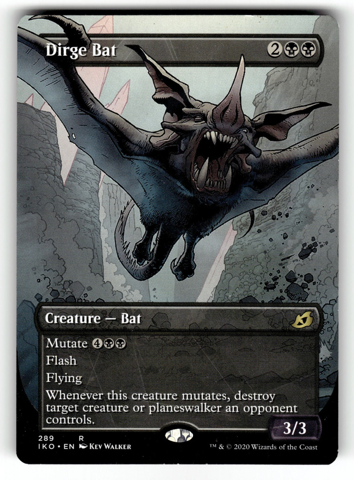 Dirge Bat (Showcase) – 289 IKO: Ikoria: Lair of Behemoths R LP
