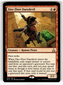 Dire Fleet Daredevil – 99 RIX: Rivals of Ixalan R NM