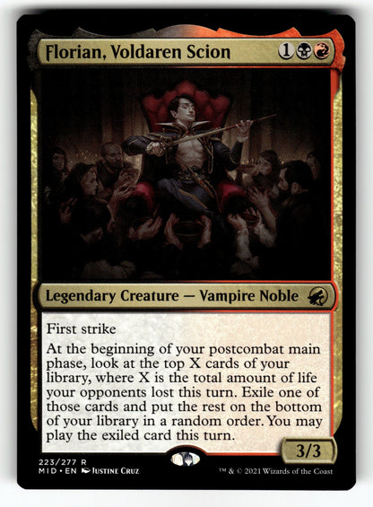 Florian, Voldaren Scion – 223 MID: Innistrad: Midnight Hunt R NM