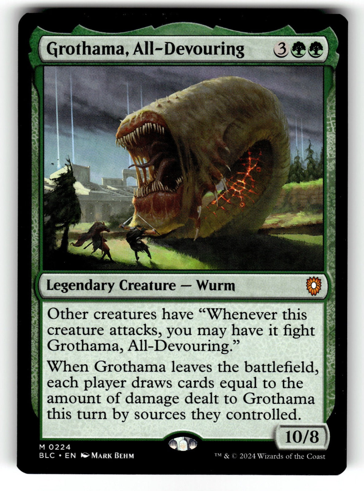 Grothama, All-Devouring – 224 BLC: Commander: Bloomburrow M LP