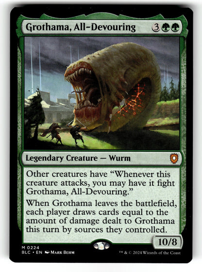 Grothama, All-Devouring – 224 BLC: Commander: Bloomburrow M LP
