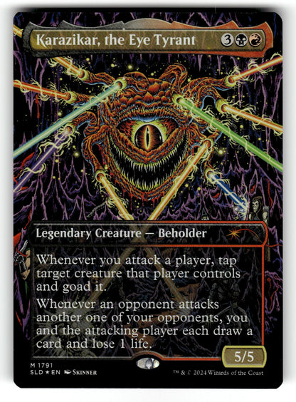 Karazikar, the Eye Tyrant Rainbow Foil – 1791 Secret Lair Drop Series M FoilNM