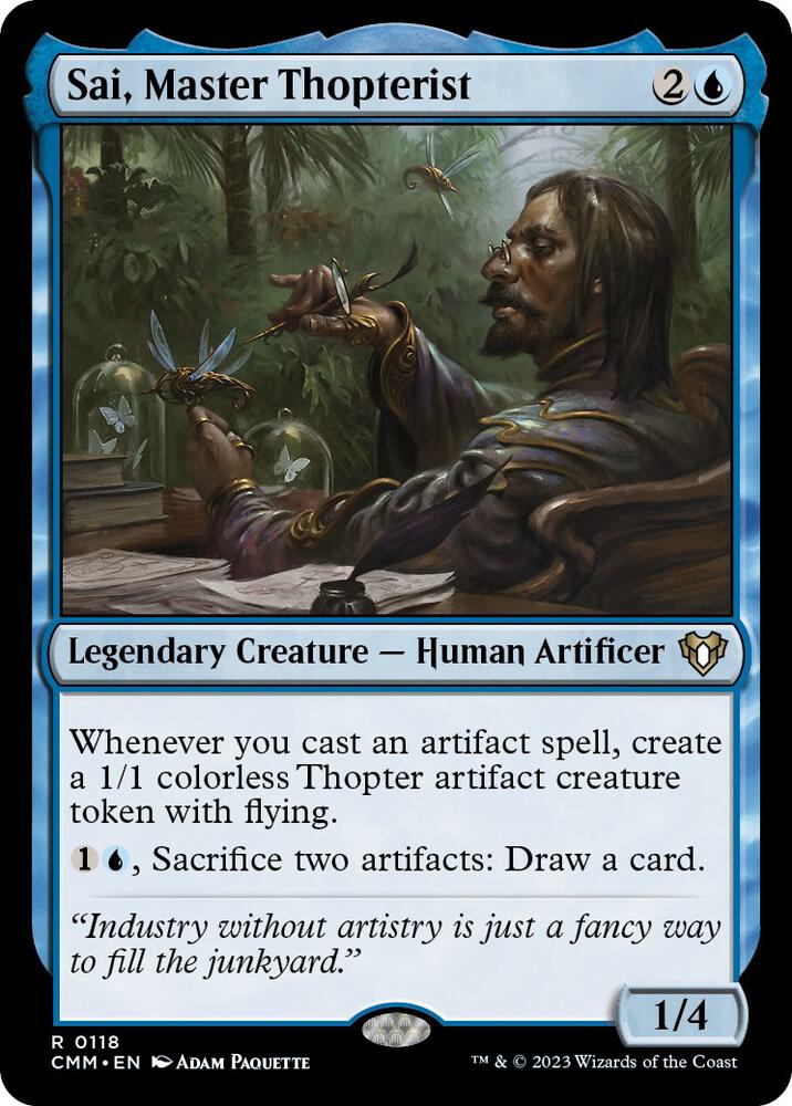 Sai, Master Thopterist – 118 CMM: Commander Masters R NM
