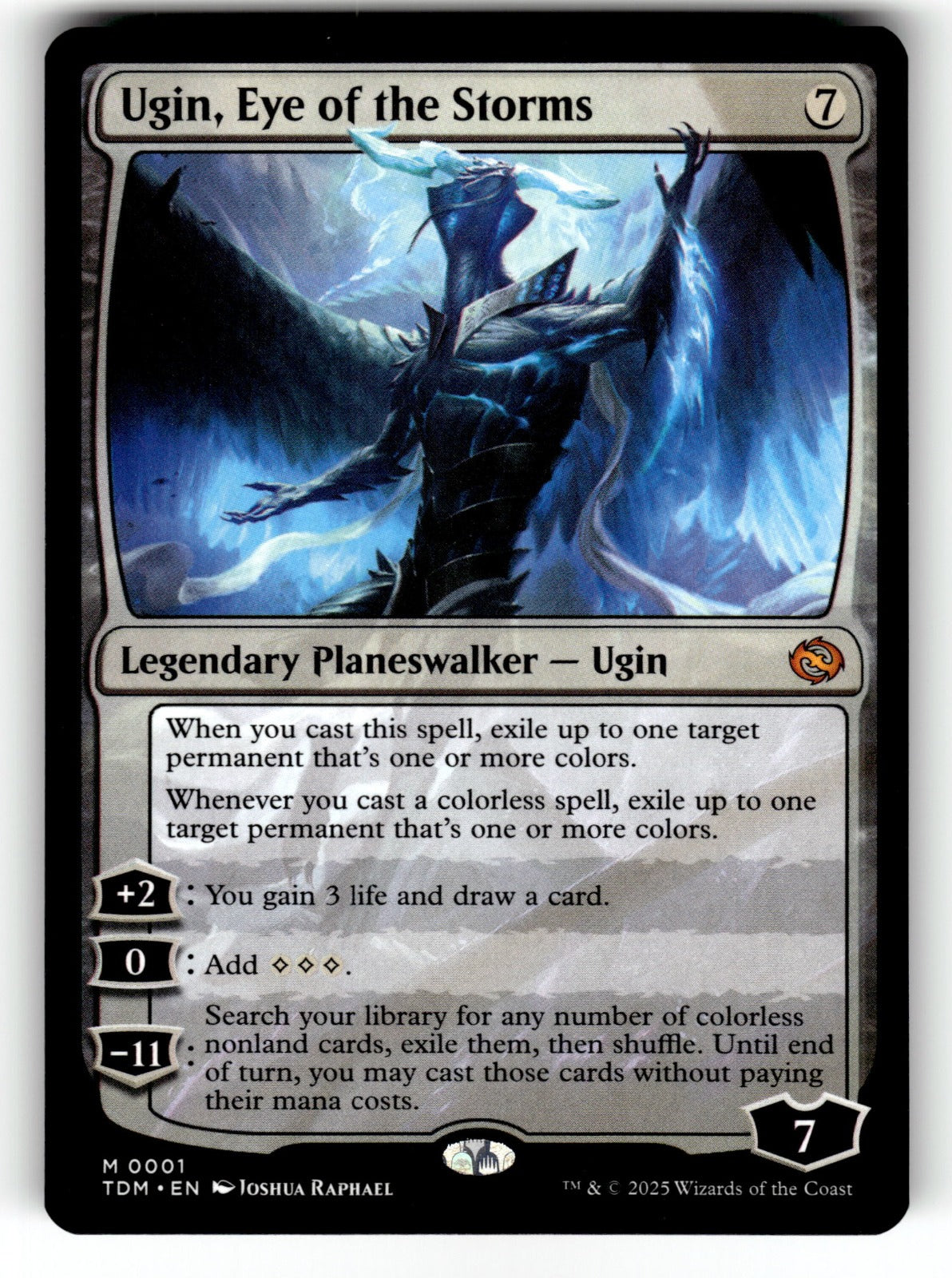 Ugin, Eye of the Storms – 1 TDM: Tarkir: Dragonstorm M NM