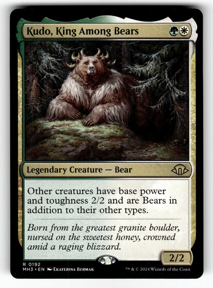 Kudo, King Among Bears – 192 MH3: Modern Horizons 3 R NM