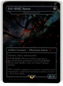 FAS-BOR7 Horus - Blightsteel Colossus (Rainbow Foil) – 2223 SLD: Secret Lair Drop Series M Foil NM