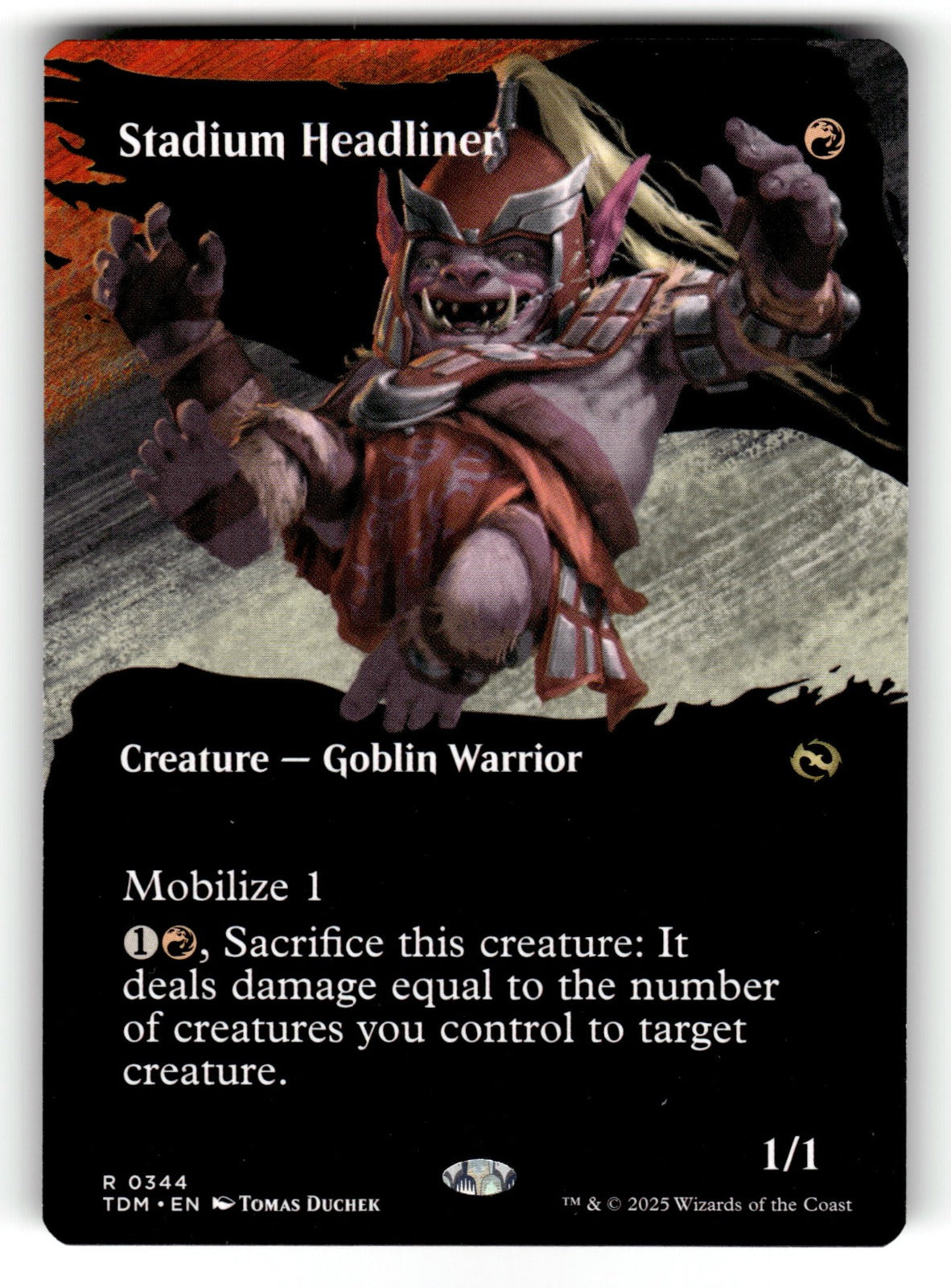 Stadium Headliner (Borderless) – 344 TDM: Tarkir: Dragonstorm R NM