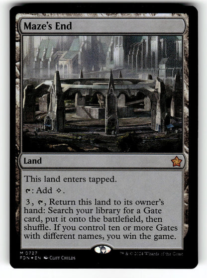 Maze's End – 727 FDN: Foundations M Foil NM