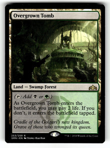 Overgrown Tomb – 253 GRN: Guilds of Ravnica R NM