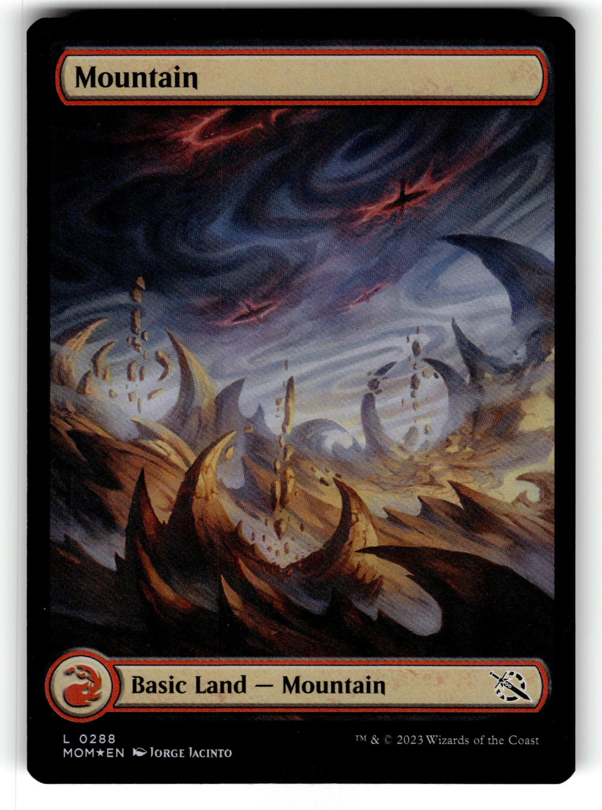 Mountain (0288) – 288 MOM: March of the Machine L Foil NM