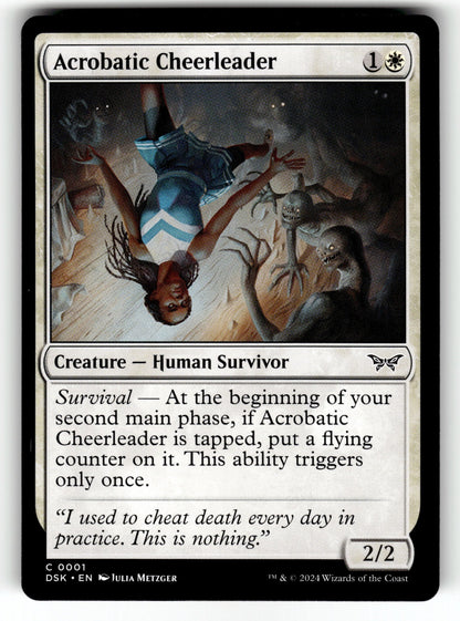 Acrobatic Cheerleader – 1 DSK: Duskmourn: House of Horror C NM