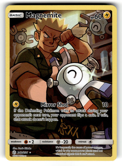 Magnemite (Secret) – 242/236 SM12: SM - Cosmic Eclipse Secret Rare Holo NM