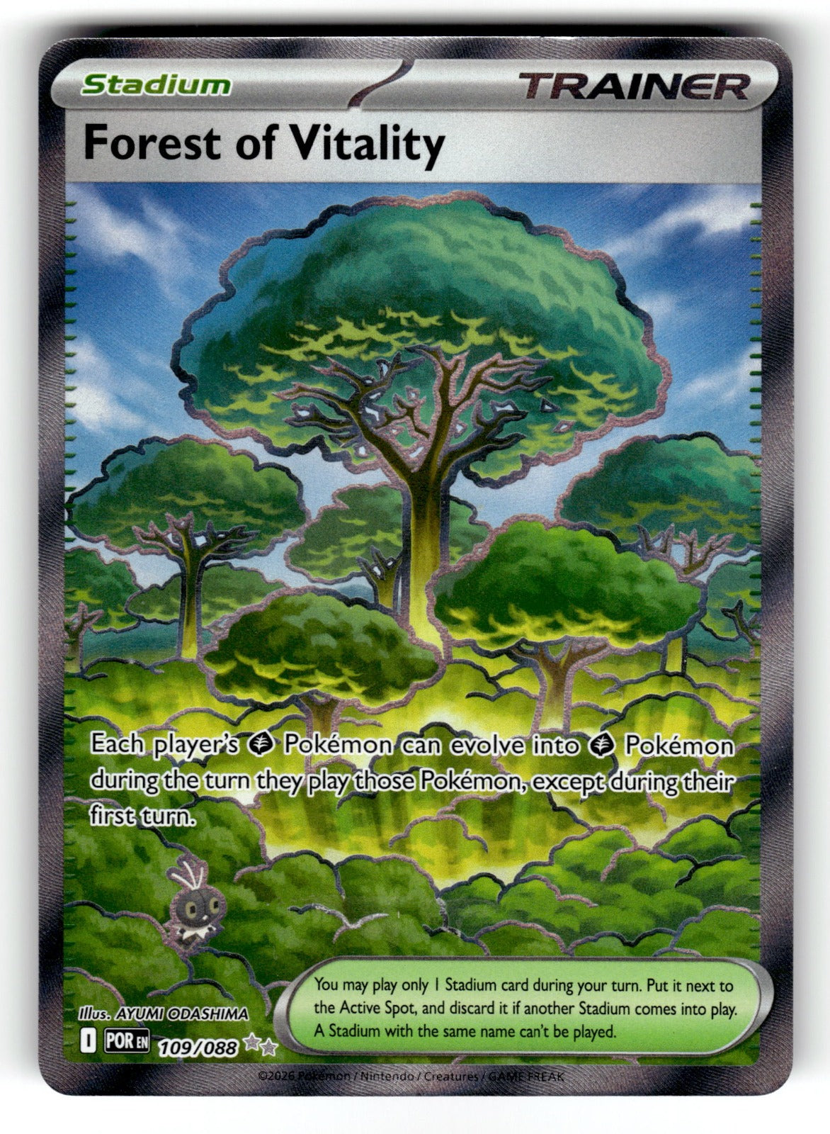 Forest of Vitality – 109/088 POR: ME03: Perfect Order Ultra Rare Holo NM