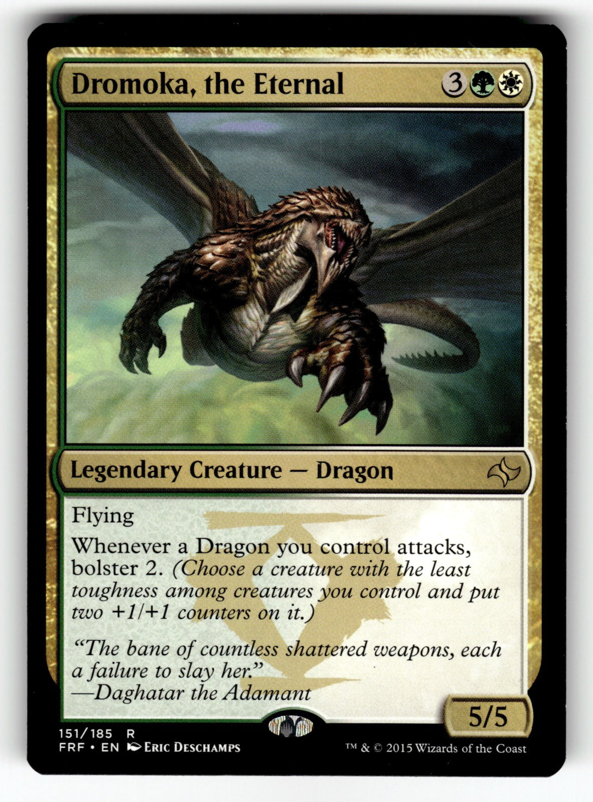 Dromoka, the Eternal – 151 FRF: Fate Reforged R NM