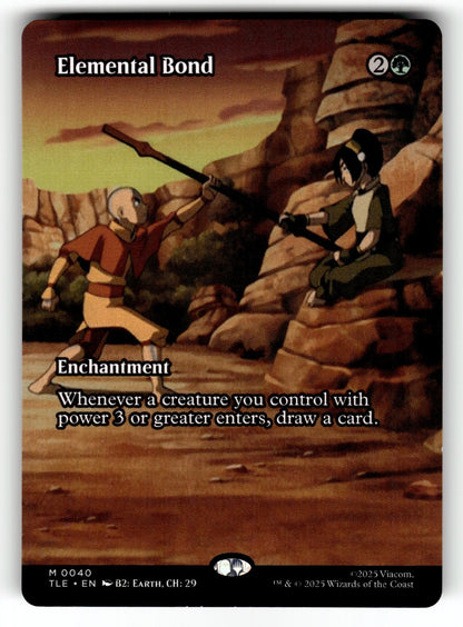Elemental Bond (Borderless) – 40 TLE: Avatar: The Last Airbender: Eternal-Legal M NM