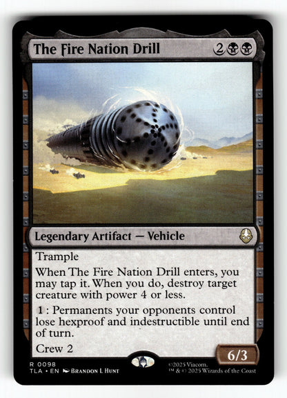 The Fire Nation Drill – 98 TLA: Avatar: The Last Airbender R NM