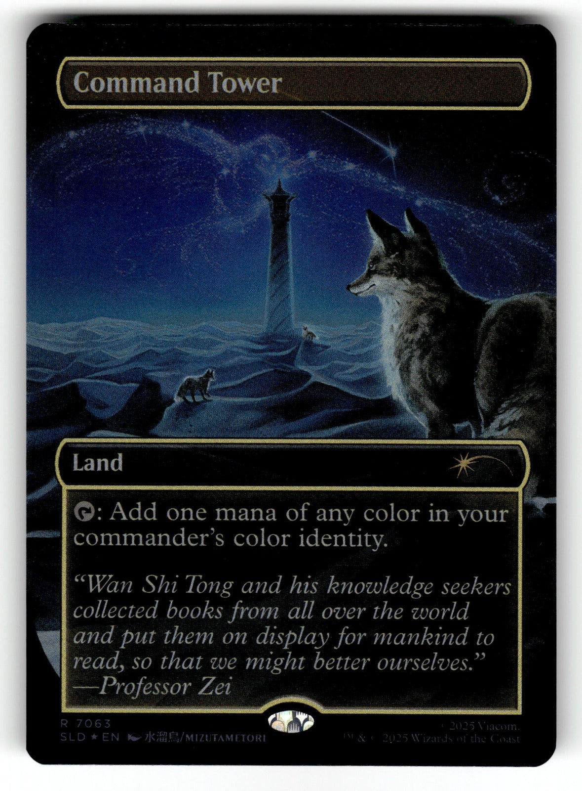 Command Tower () (Rainbow Foil) – 7063 SLD: Secret Lair Drop Series R Foil NM
