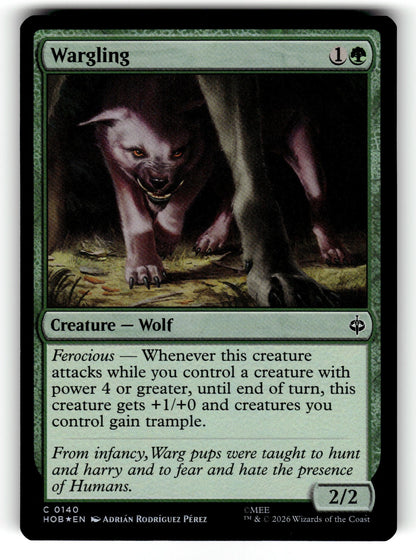 Wargling – 140 HOB: The Hobbit C Foil NM