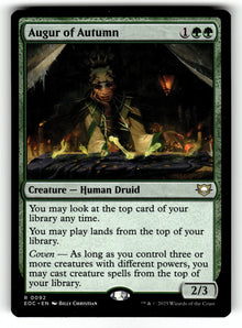 Augur of Autumn – 92 EOC: Commander: Edge of Eternities R NM