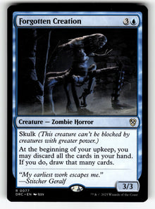 Forgotten Creation – 77 DRC: Commander: Aetherdrift R NM