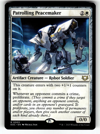 Patrolling Peacemaker – 5 EOC: Commander: Edge of Eternities R NM