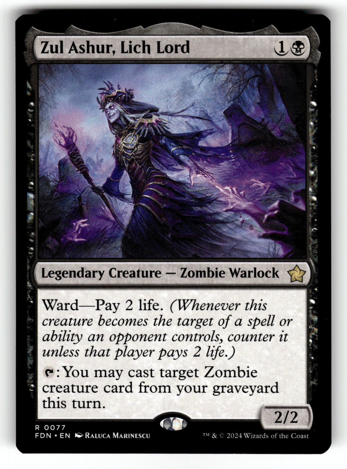 Zul Ashur, Lich Lord – 77 FDN: Foundations R LP
