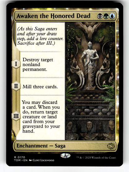 Awaken the Honored Dead – 170 TDM: Tarkir: Dragonstorm R NM