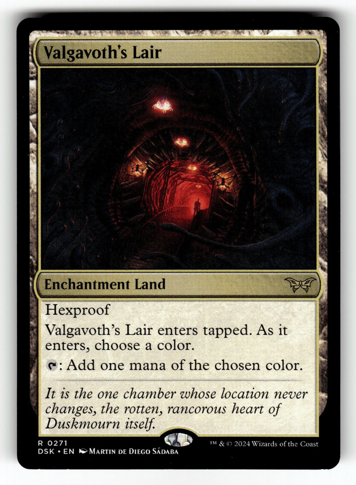 Valgavoth's Lair – 271 DSK: Duskmourn: House of Horror R NM