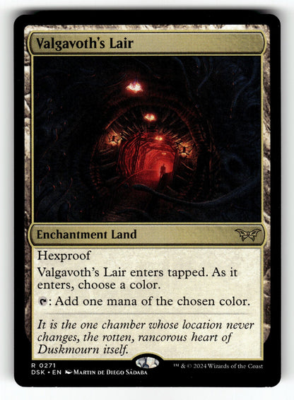 Valgavoth's Lair – 271 DSK: Duskmourn: House of Horror R NM
