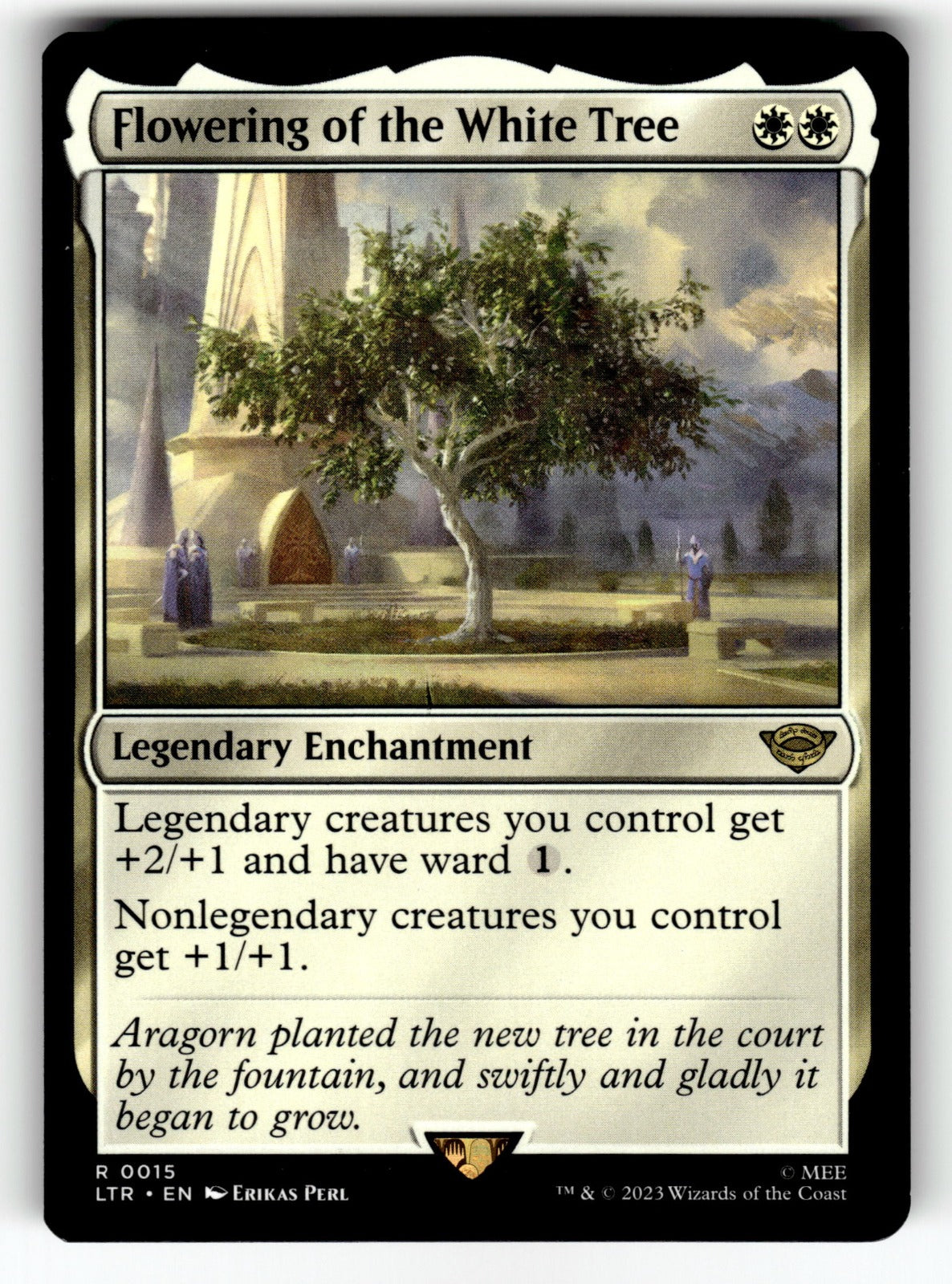 Flowering of the White Tree – 15 LTR: Universes Beyond: The Lord of the Rings: Tales of Middle-earth R NM