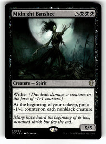 Midnight Banshee – 80 ECC: Commander: Lorwyn Eclipsed R NM