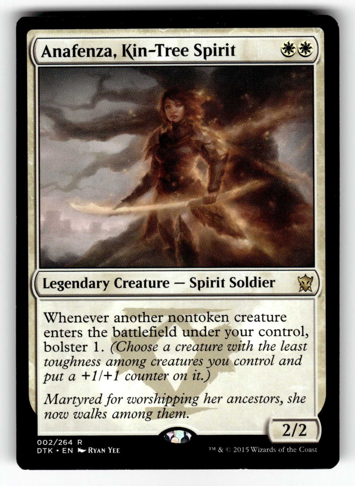 Anafenza, Kin-Tree Spirit – 2 DTK: Dragons of Tarkir R LP