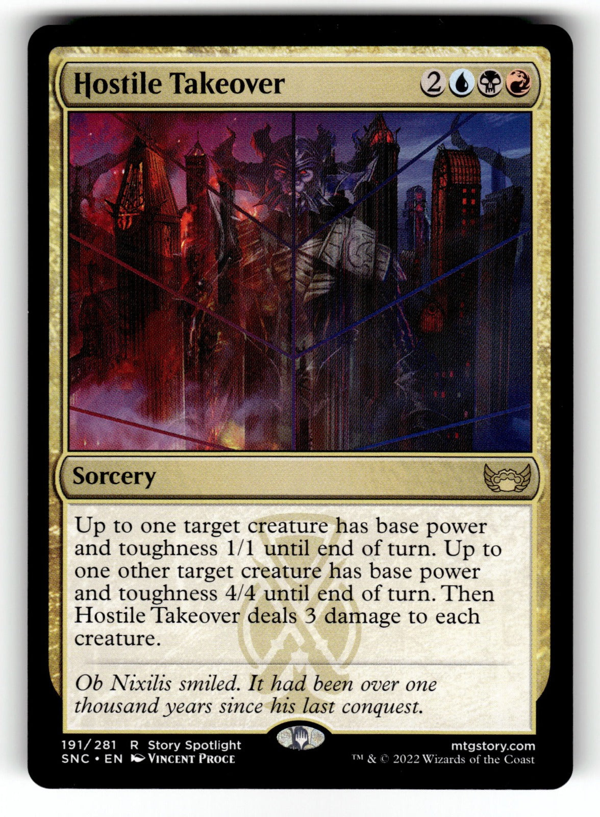 Hostile Takeover – 191 SNC: Streets of New Capenna R NM