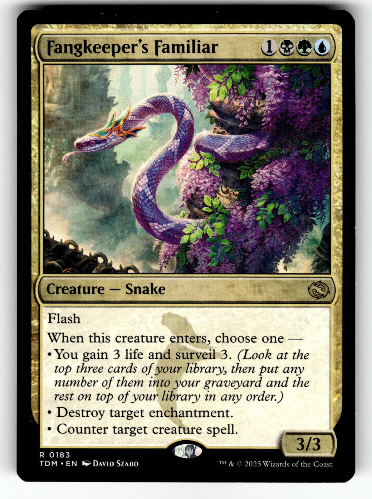 Fangkeeper's Familiar – 183 TDM: Tarkir: Dragonstorm R LP
