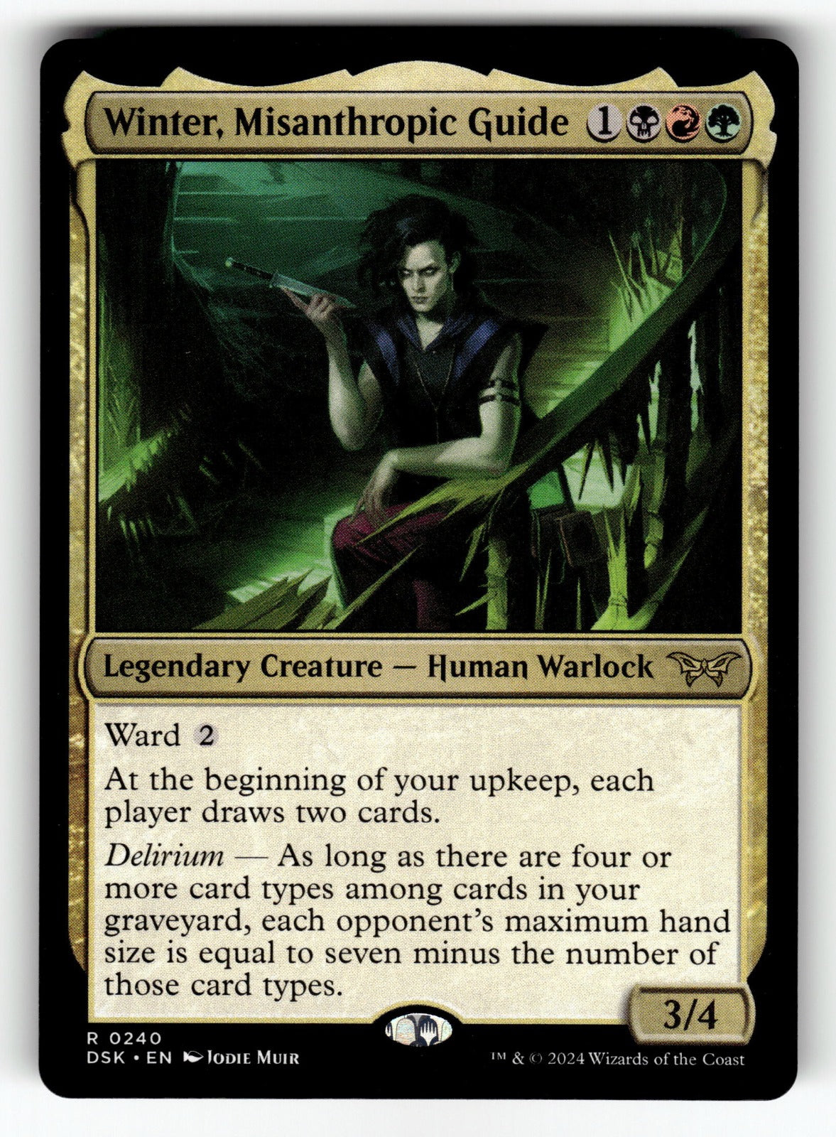 Winter, Misanthropic Guide – 240 DSK: Duskmourn: House of Horror R NM