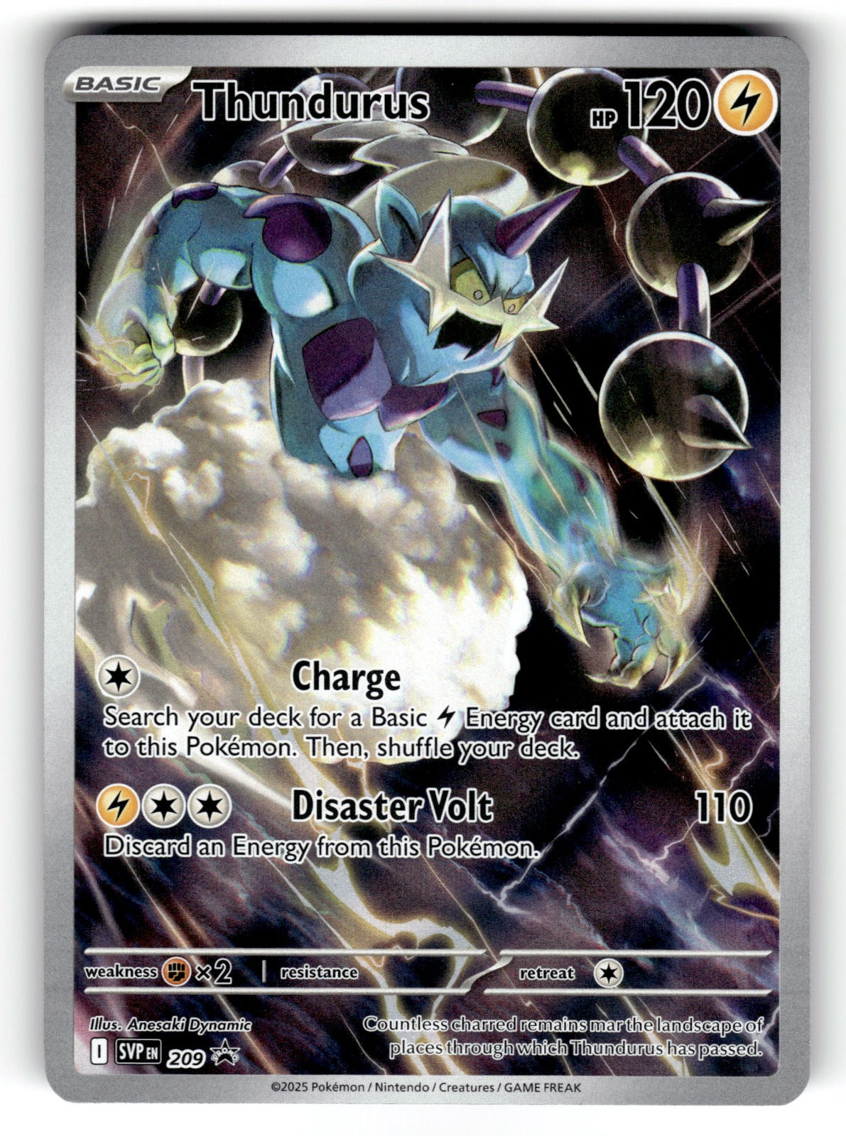 Thundurus – 209 SVP: SV: Scarlet & Violet Promo Cards Promo HoloNM