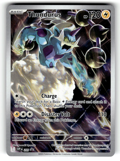 Thundurus – 209 SVP: SV: Scarlet & Violet Promo Cards Promo HoloNM