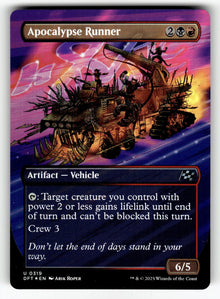 Apocalypse Runner (Borderless) – 319 DFT: Aetherdrift U Foil NM