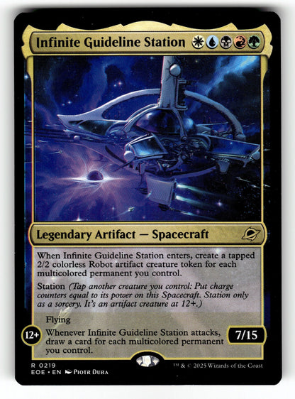 Infinite Guideline Station – 219 EOE: Edge of Eternities R NM