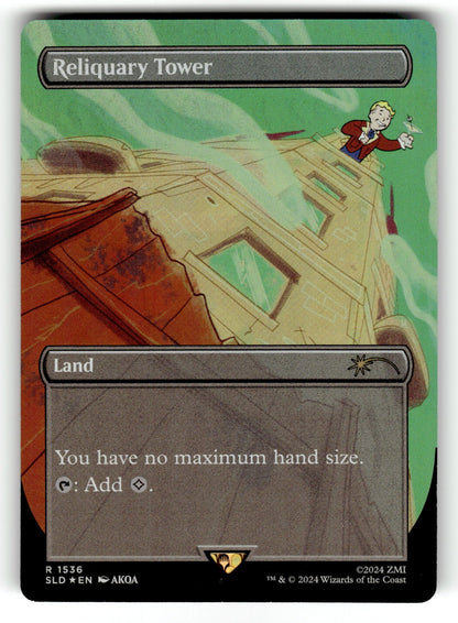 Reliquary Tower () (Rainbow Foil) – 1536 SLD: Secret Lair Drop Series R Foil NM