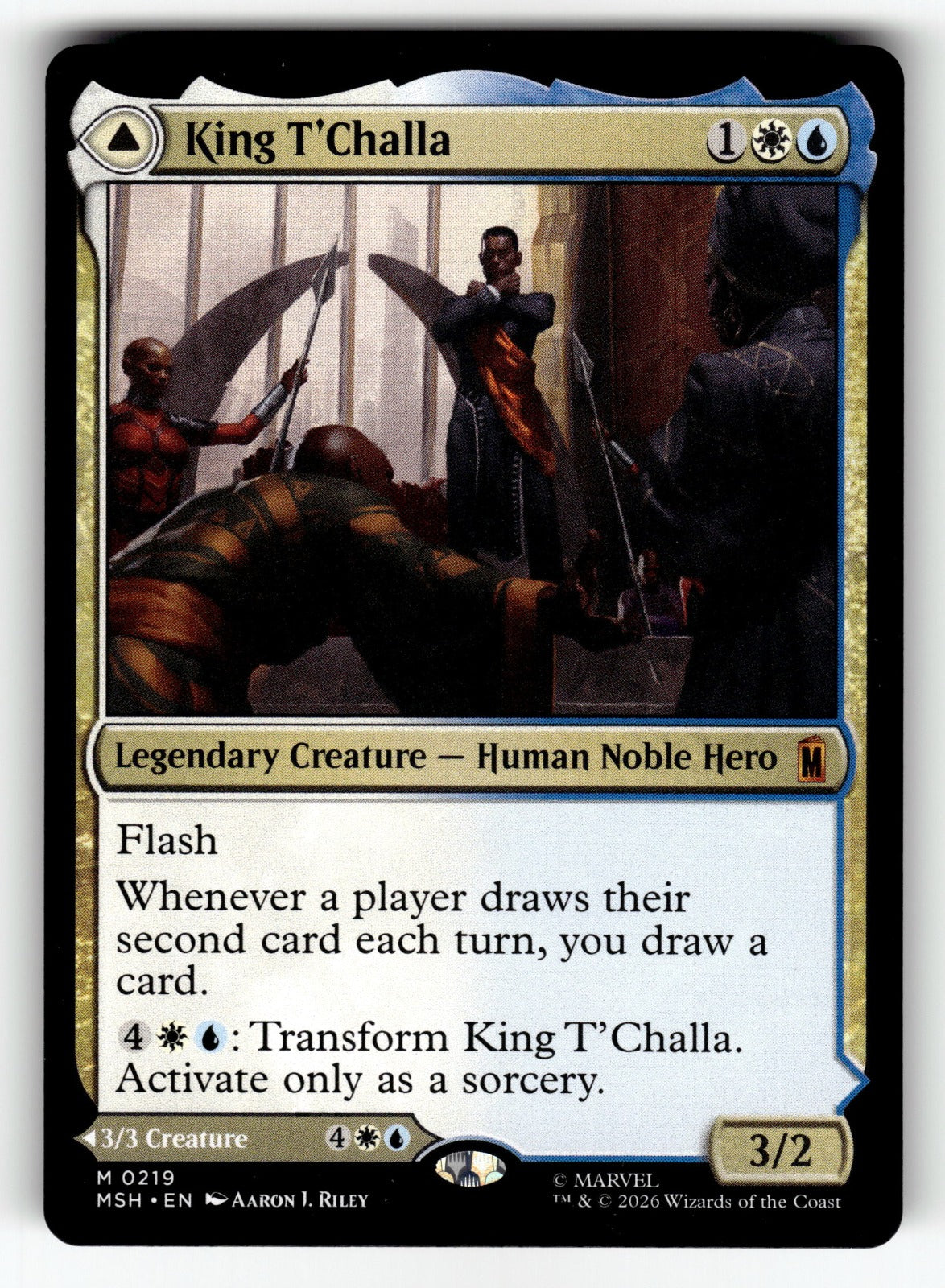 King T'Challa – 219 MSH: Marvel Super Heroes M NM