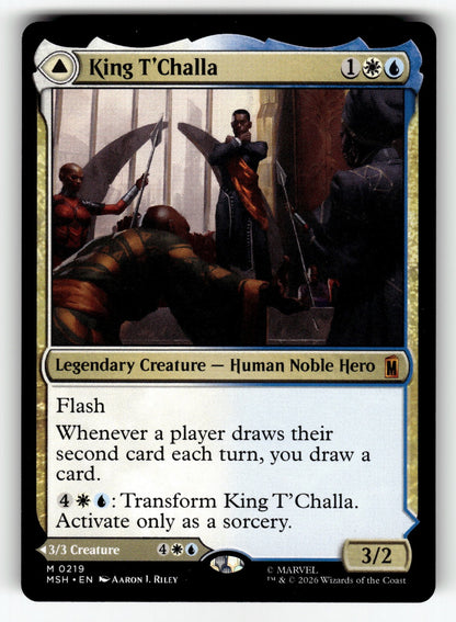 King T'Challa – 219 MSH: Marvel Super Heroes M NM