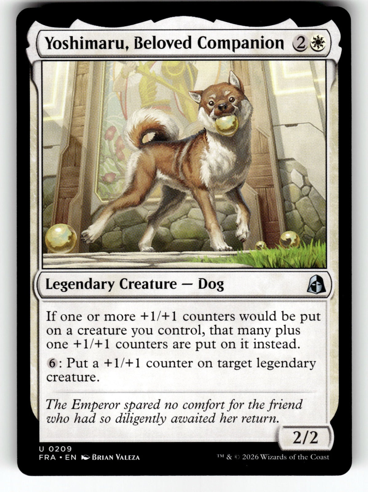 Yoshimaru, Beloved Companion – 209 FRA: Reality Fracture U NM