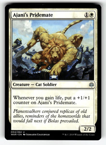 Ajani's Pridemate – 4 WAR: War of the Spark U NM