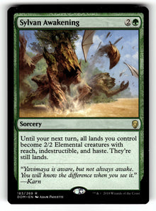 Sylvan Awakening – 183 DOM: Dominaria R NM