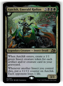 Aatchik, Emerald Radian – 187 DFT: Aetherdrift R FoilNM
