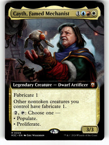 Cayth, Famed Mechanist (Extended Art) – 26 M3C: Commander: Modern Horizons 3 M NM