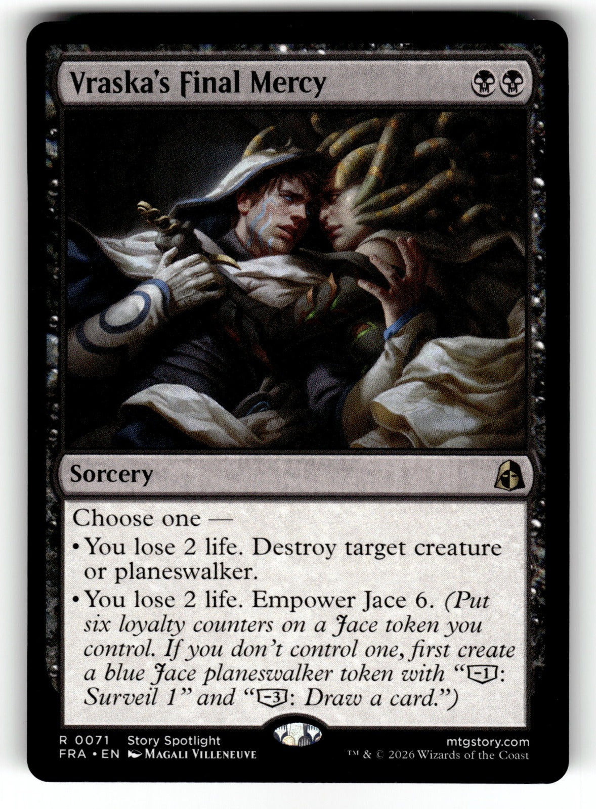 Vraska's Final Mercy – 71 FRA: Reality Fracture R NM