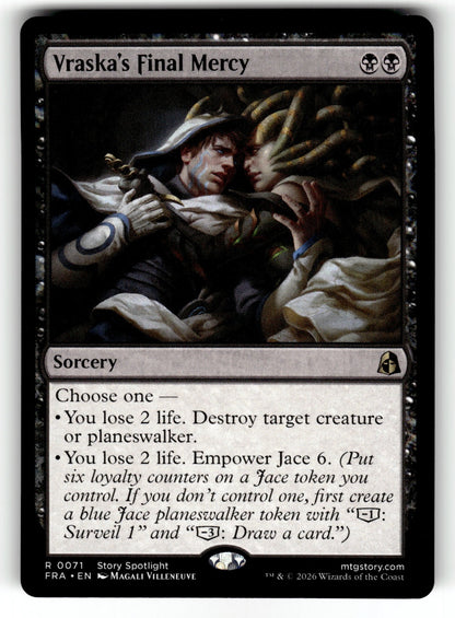 Vraska's Final Mercy – 71 FRA: Reality Fracture R NM